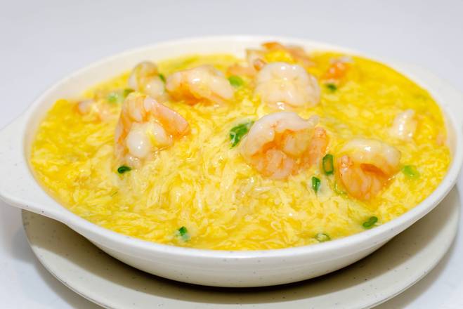 142. Prawn and Egg Sauce on Rice 滑蛋蝦球飯